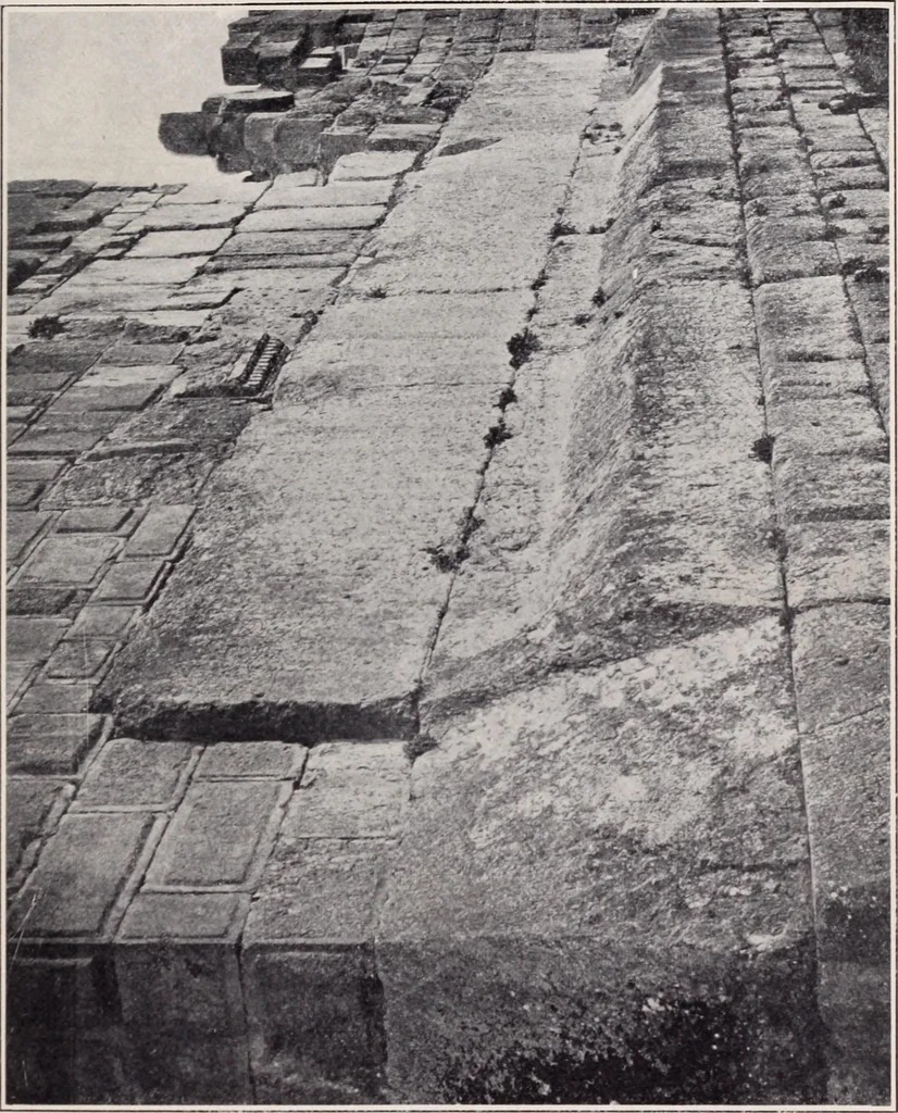 An illustration from Cleopatra's needle : an account of the negotiations leading up to its gift to the city of New York by the Khedive of Egypt, its removal and its history and inscriptions, reprinted from "Egypt and its betrayal", 1908, leaf 46