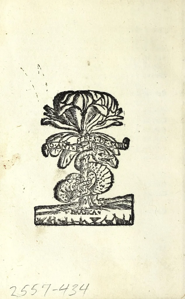 An illustration from Cleopatra : tragedia, 1550, leaf 106