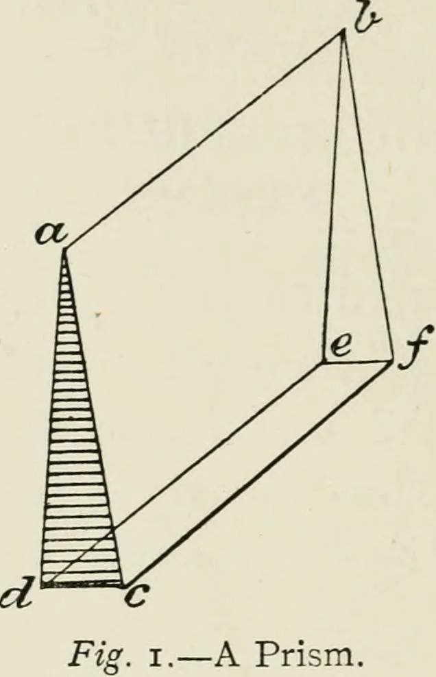 An illustration from The clinical use of prisms; and the decentering of lenses, 1893, leaf 17