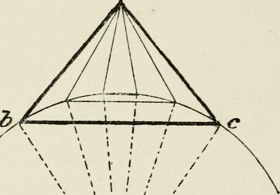 An illustration from The clinical use of prisms; and the decentering of lenses, 1893, leaf 33