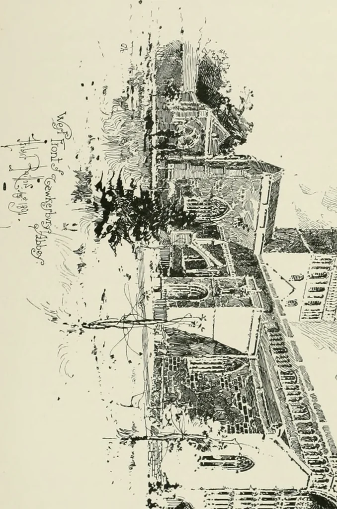 An illustration from Cloister life in the days of Coeur de Lion, 1893, leaf 108
