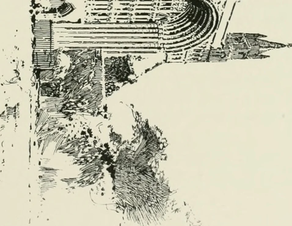 An illustration from Cloister life in the days of Coeur de Lion, 1893, leaf 108