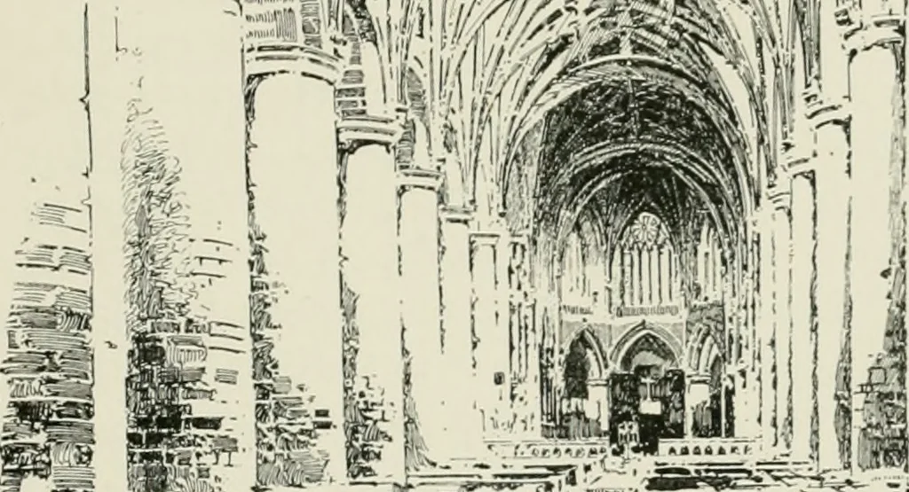 An illustration from Cloister life in the days of Coeur de Lion, 1893, leaf 134