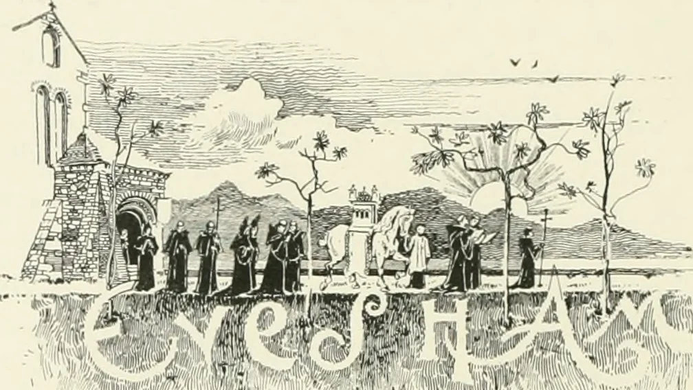 An illustration from Cloister life in the days of Coeur de Lion, 1893, leaf 155