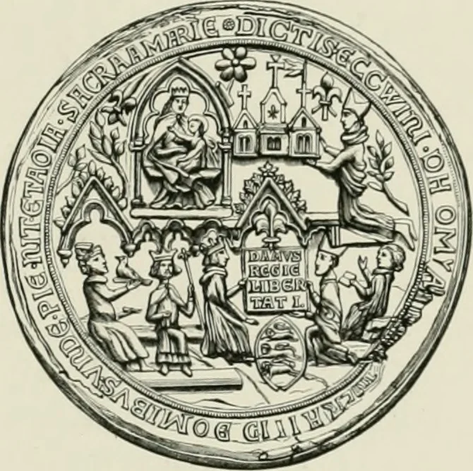 An illustration from Cloister life in the days of Coeur de Lion, 1893, leaf 160