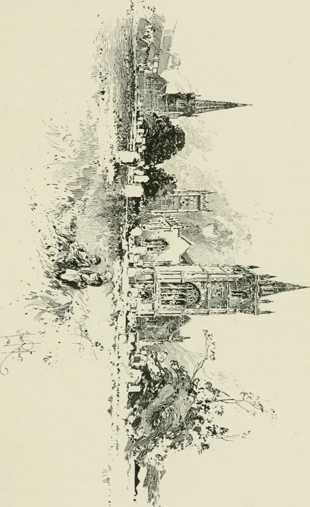 An illustration from Cloister life in the days of Coeur de Lion, 1893, leaf 170