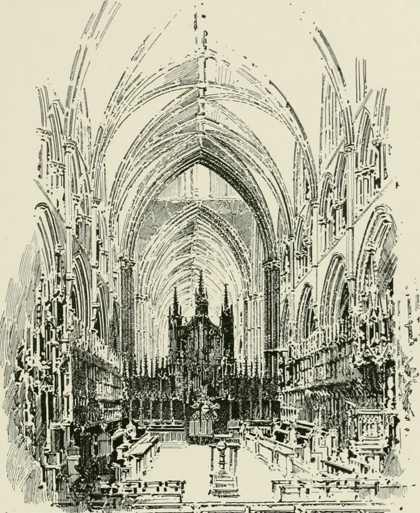 An illustration from Cloister life in the days of Coeur de Lion, 1893, leaf 24