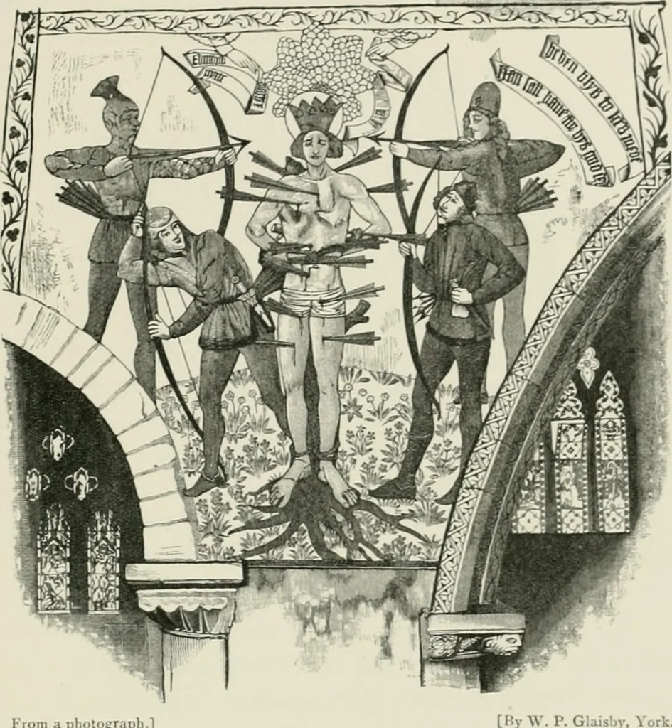 An illustration from Cloister life in the days of Coeur de Lion, 1893, leaf 54