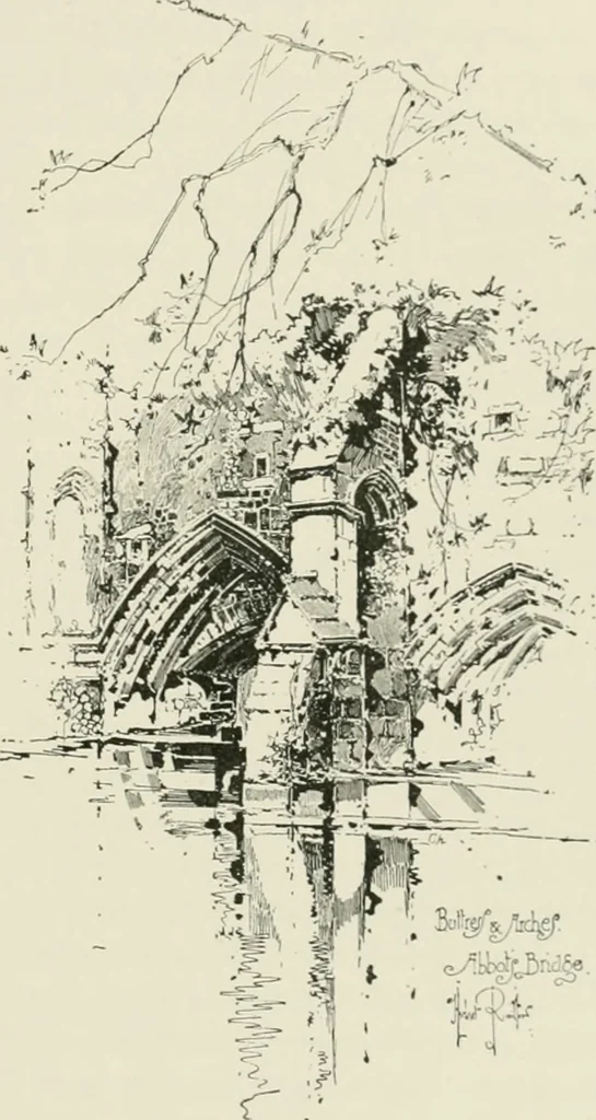 An illustration from Cloister life in the days of Coeur de Lion, 1893, leaf 60