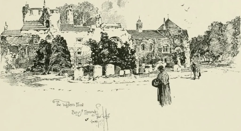 An illustration from Cloister life in the days of Coeur de Lion, 1893, leaf 76