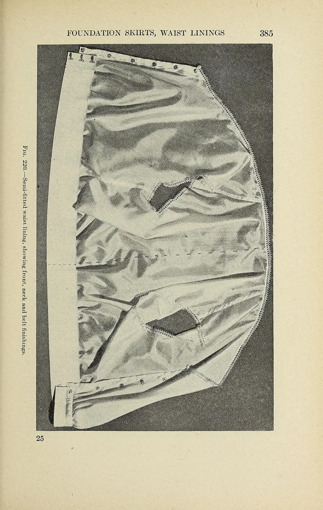An illustration from Clothing for women : selection, design, construction : a practical manual for school and home, 1916, leaf 419