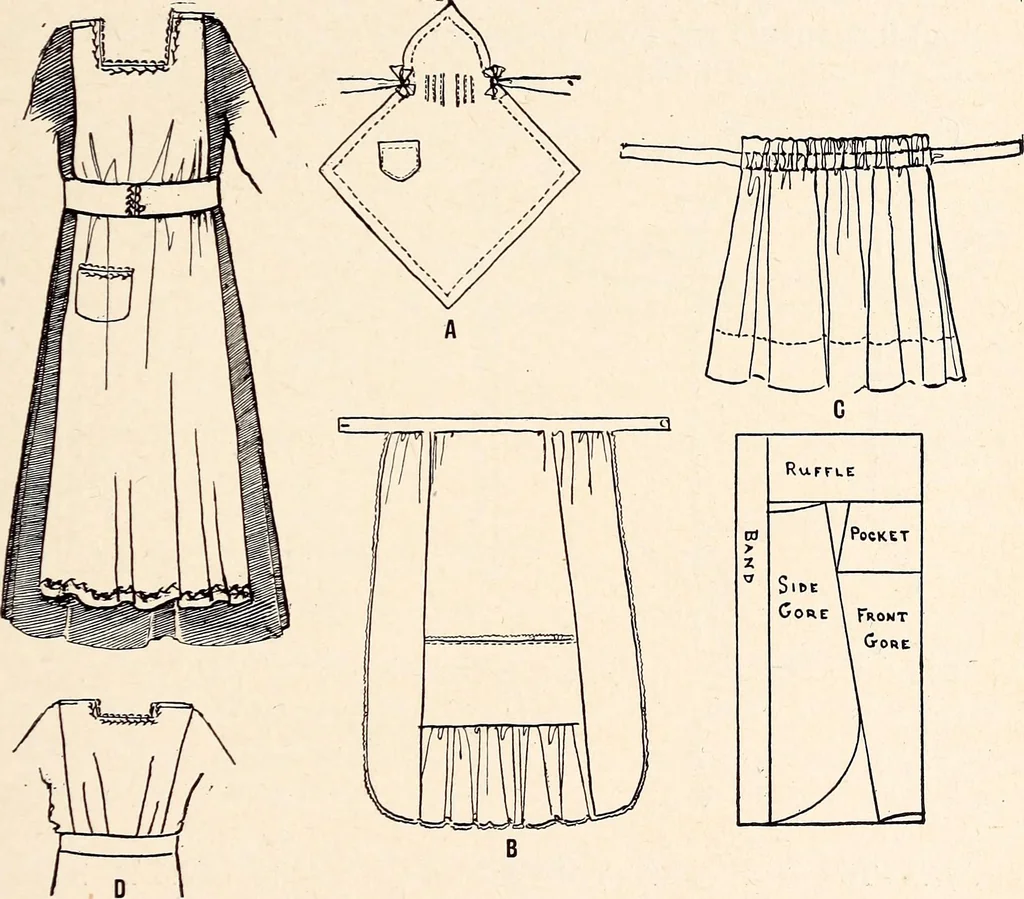 An illustration from Clothing and health, 1916, leaf 142