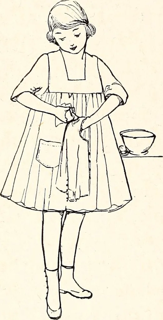 An illustration from Clothing and health, 1916, leaf 169
