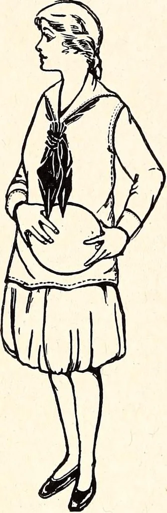 An illustration from Clothing and health, 1916, leaf 215