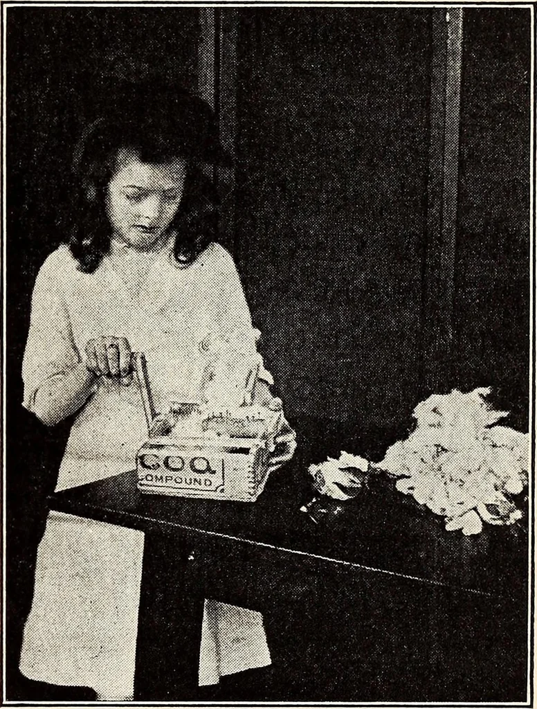 An illustration from Clothing and health, 1916, leaf 28