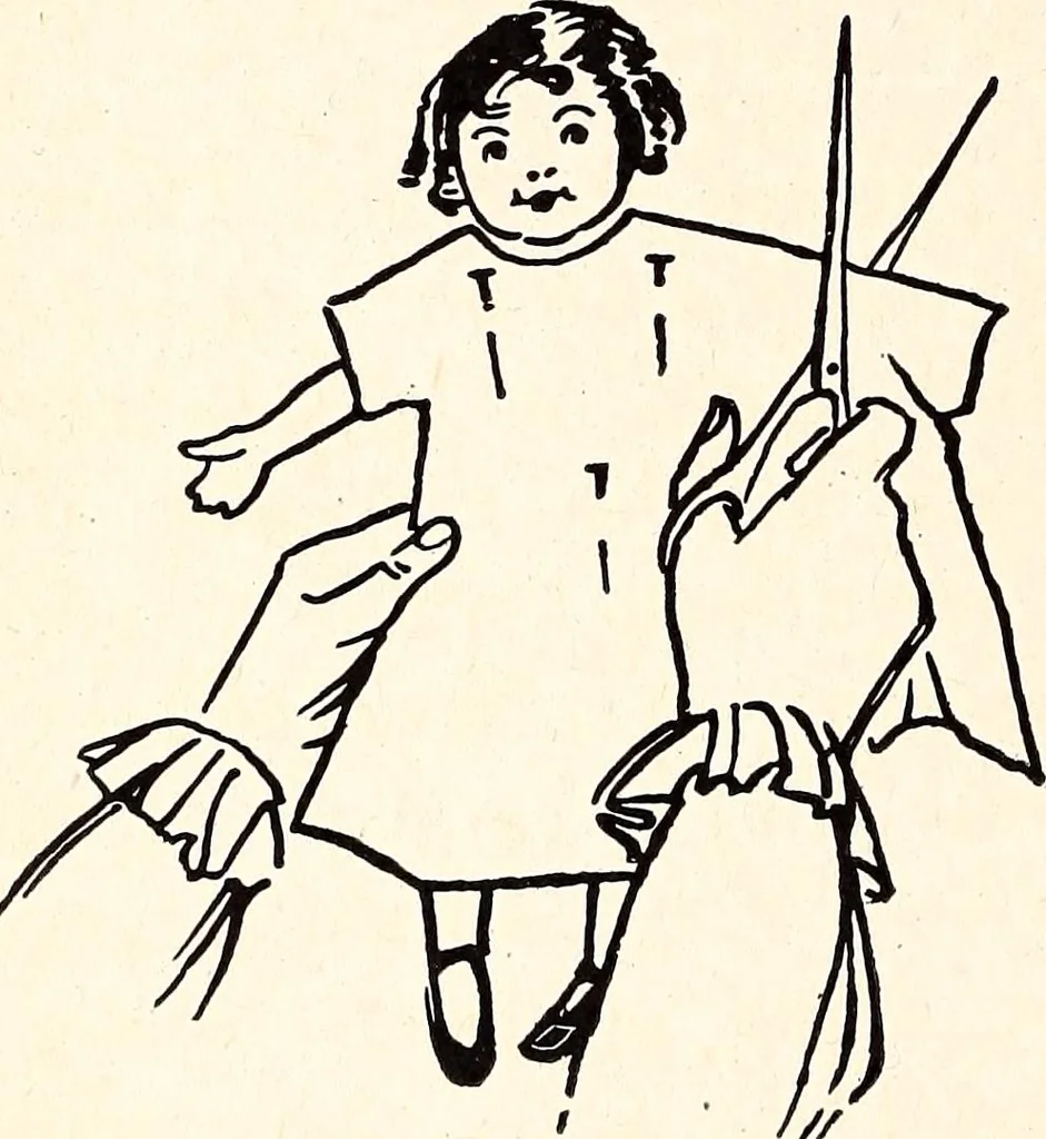 An illustration from Clothing and health, 1916, leaf 59