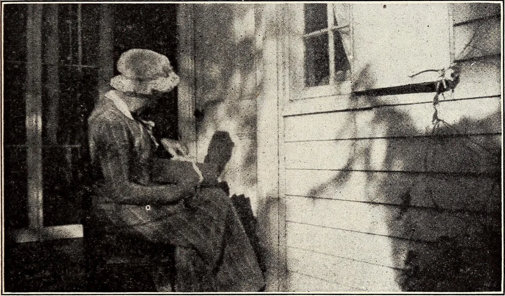 An illustration from Clothing and health, 1916, leaf 90