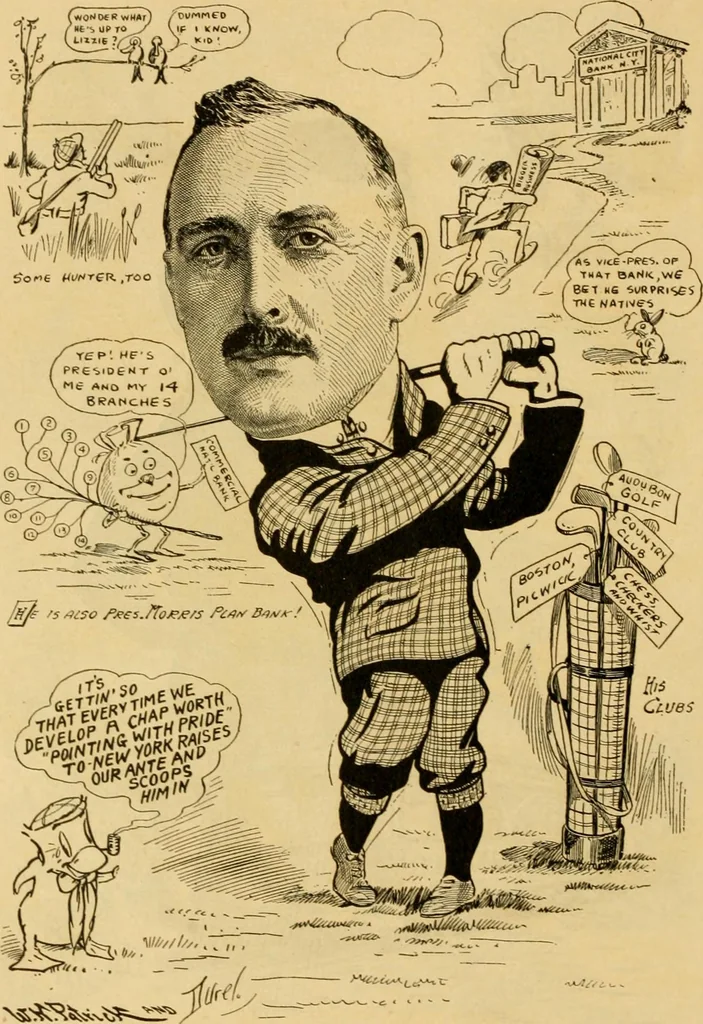 An illustration from Club men of Louisiana in caricature, 1917, leaf 11