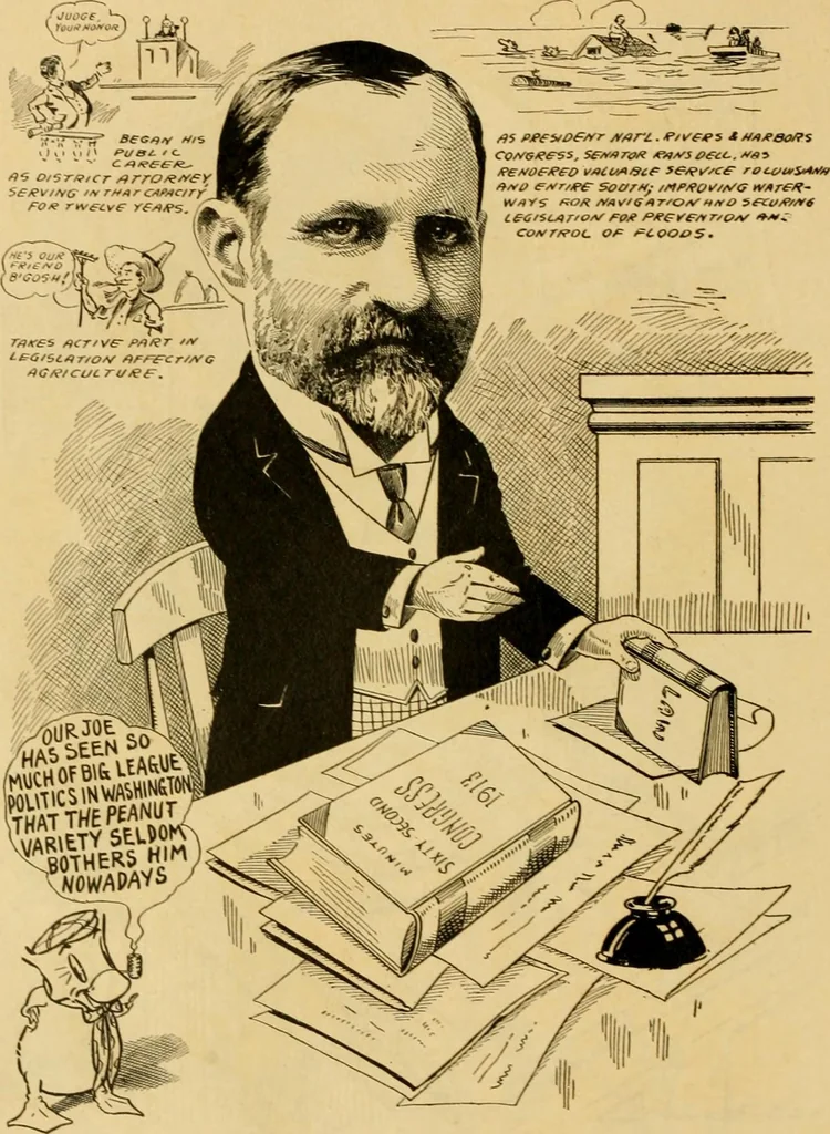 An illustration from Club men of Louisiana in caricature, 1917, leaf 15
