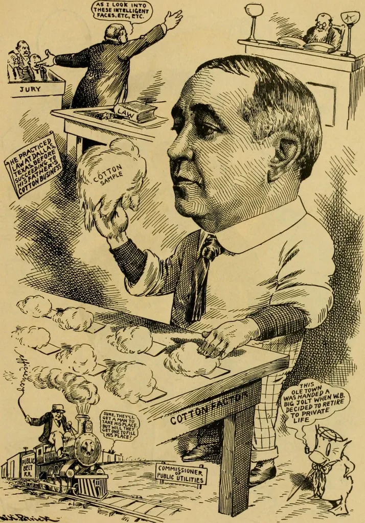 An illustration from Club men of Louisiana in caricature, 1917, leaf 16