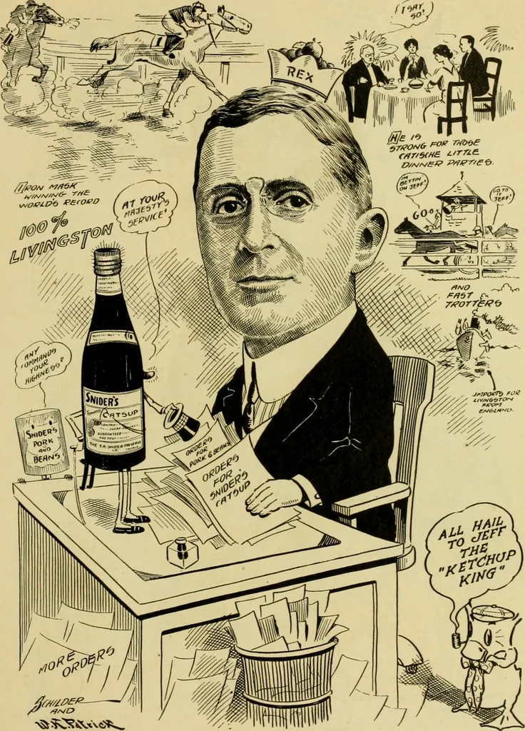 An illustration from Club men of Louisiana in caricature, 1917, leaf 168