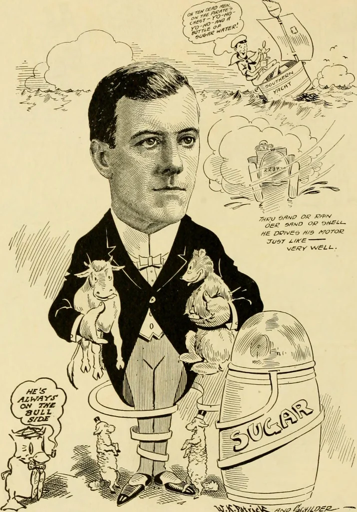 An illustration from Club men of Louisiana in caricature, 1917, leaf 173