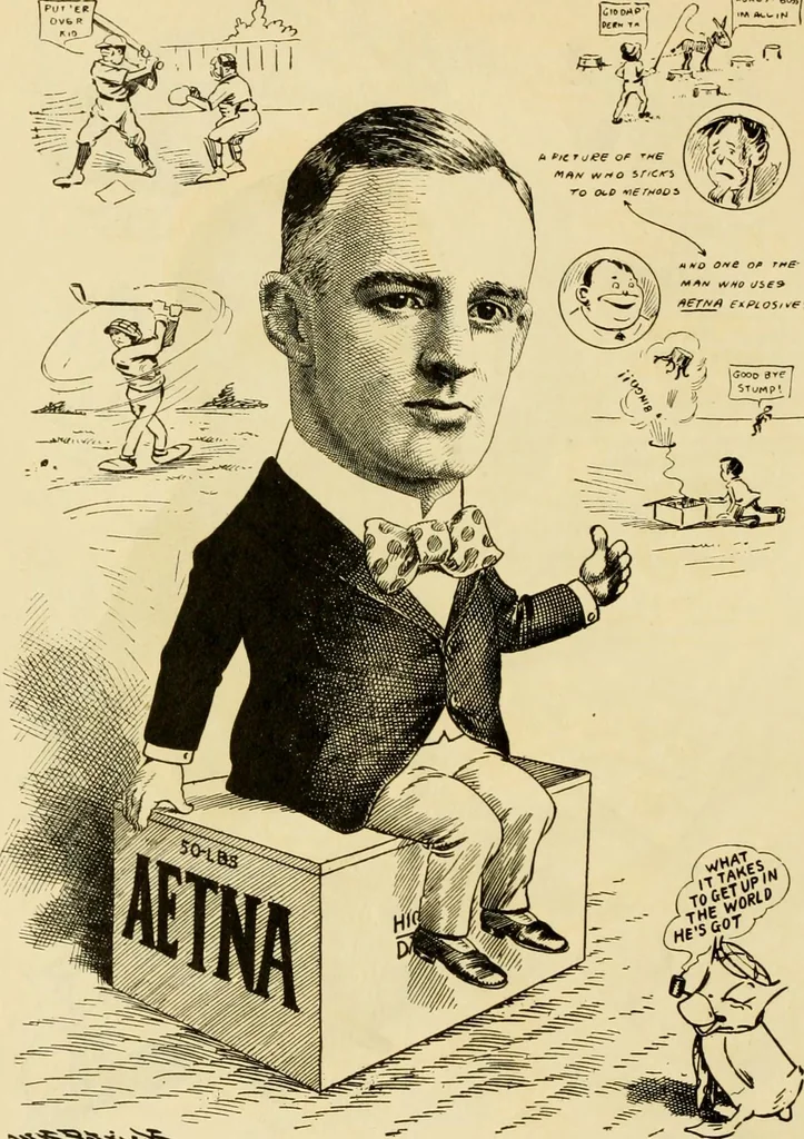 An illustration from Club men of Louisiana in caricature, 1917, leaf 187