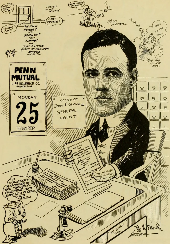 An illustration from Club men of Louisiana in caricature, 1917, leaf 188