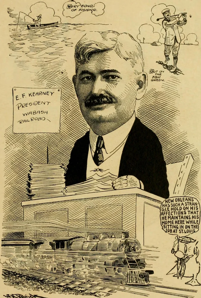An illustration from Club men of Louisiana in caricature, 1917, leaf 20