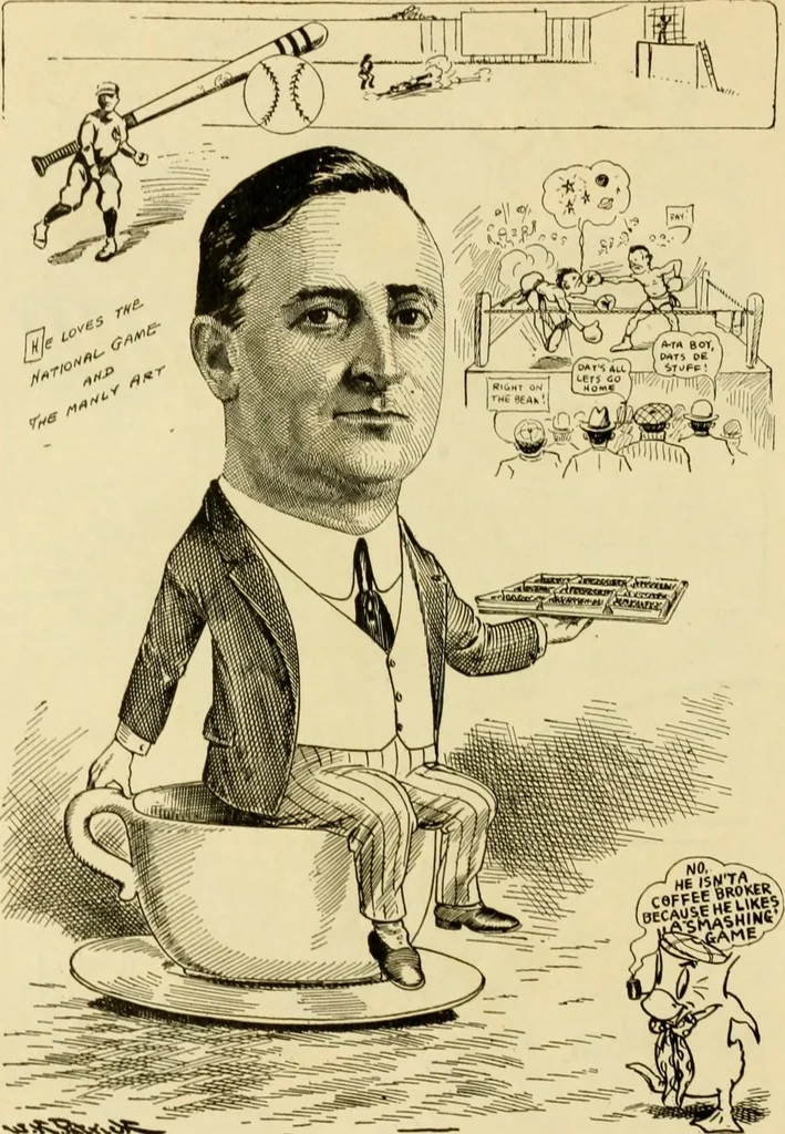 An illustration from Club men of Louisiana in caricature, 1917, leaf 221
