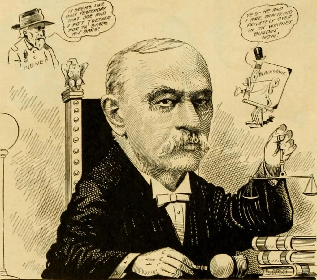 An illustration from Club men of Louisiana in caricature, 1917, leaf 23