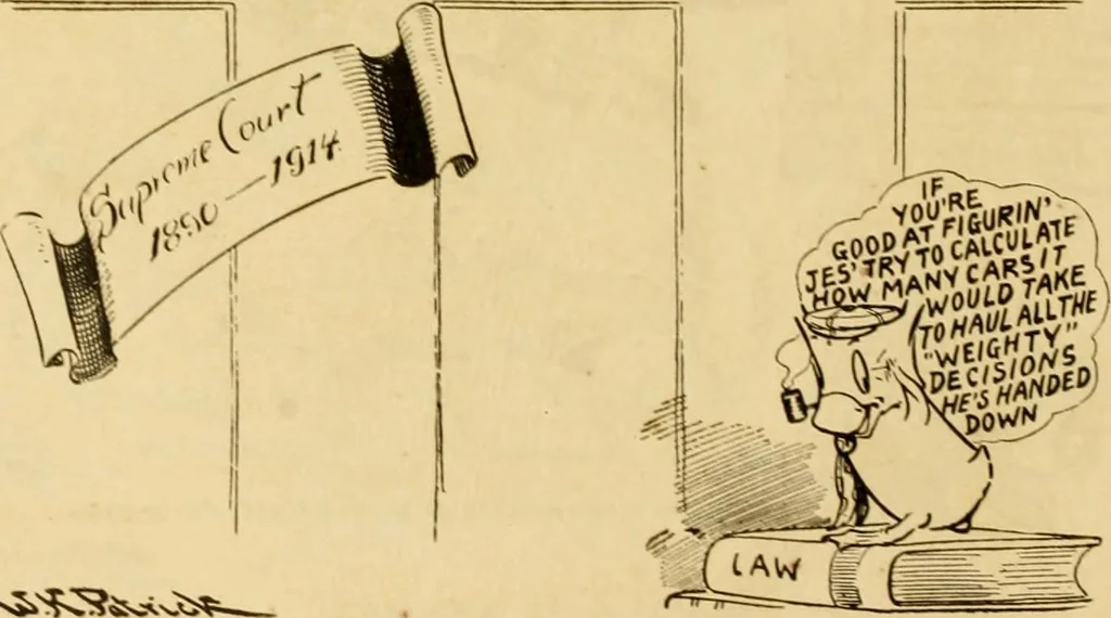 An illustration from Club men of Louisiana in caricature, 1917, leaf 23