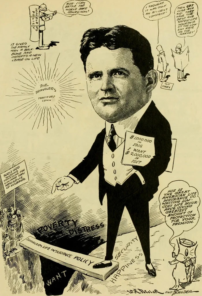 An illustration from Club men of Louisiana in caricature, 1917, leaf 274