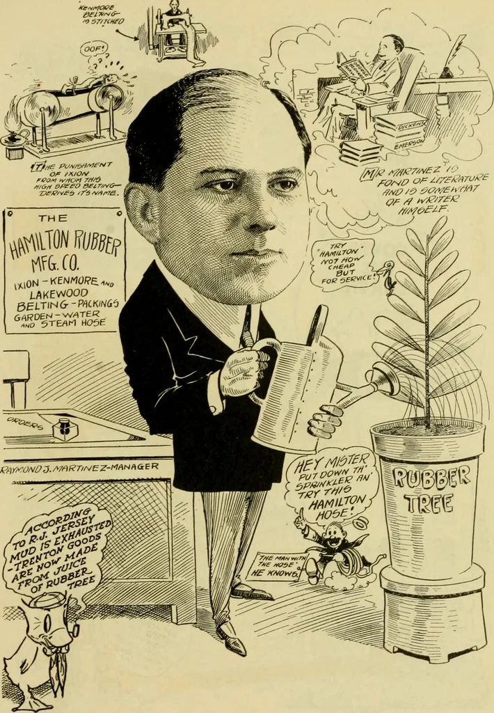 An illustration from Club men of Louisiana in caricature, 1917, leaf 304