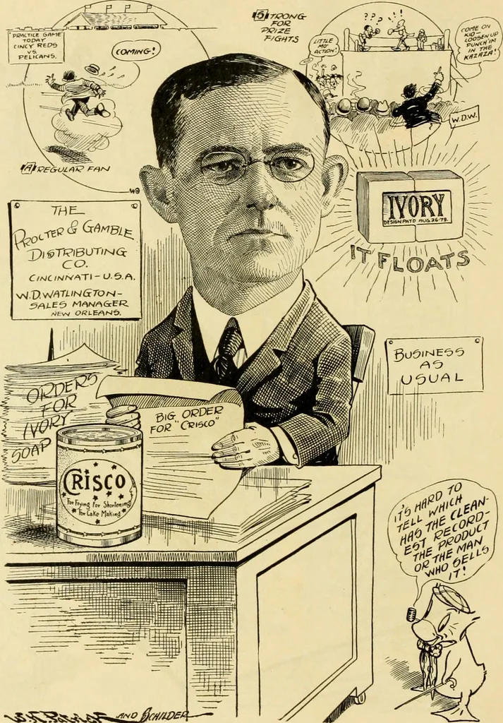 An illustration from Club men of Louisiana in caricature, 1917, leaf 317