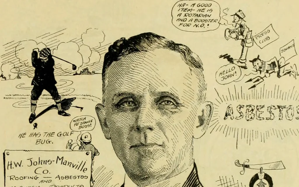 An illustration from Club men of Louisiana in caricature, 1917, leaf 318
