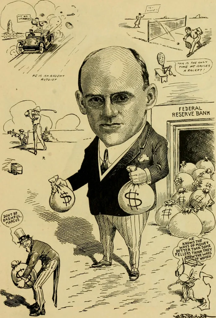 An illustration from Club men of Louisiana in caricature, 1917, leaf 48