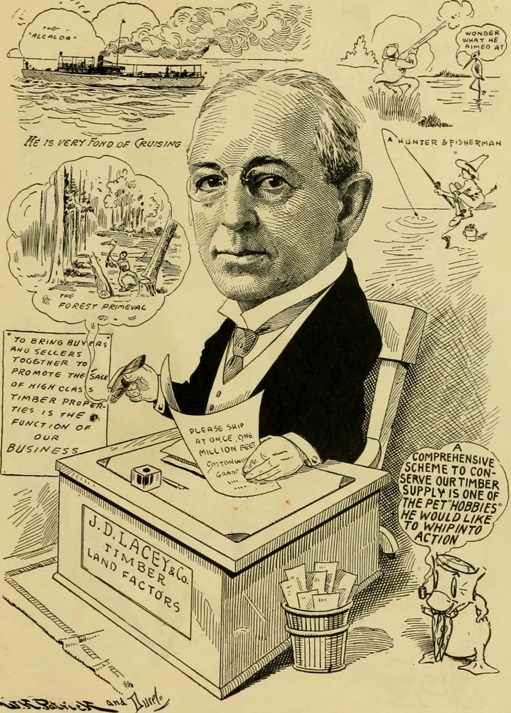 An illustration from Club men of Louisiana in caricature, 1917, leaf 60