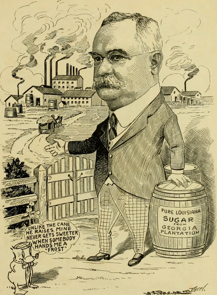 An illustration from Club men of Louisiana in caricature, 1917, leaf 62