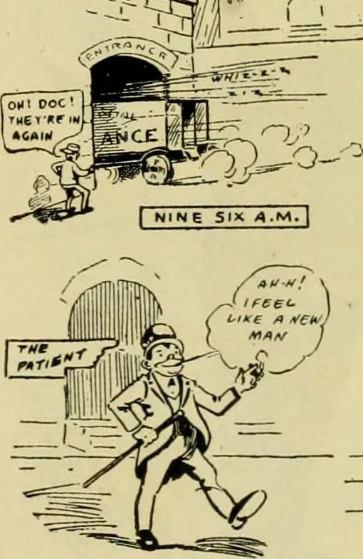 An illustration from Club men of Louisiana in caricature, 1917, leaf 94