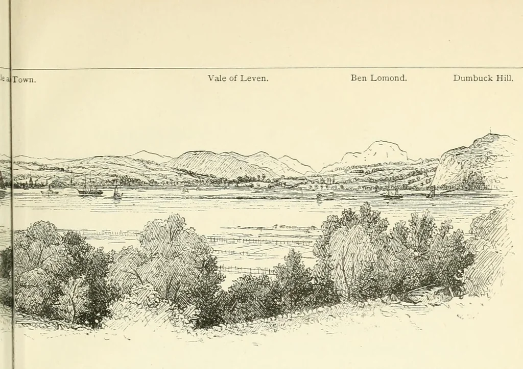 An illustration from The Clyde from its source to the sea, its development as a navigable river, the rise and progress of marine engineering and shipbuilding on its banks, and the leading historical, geological, and meteorological features of the Clyde Valley, 1888, leaf 154