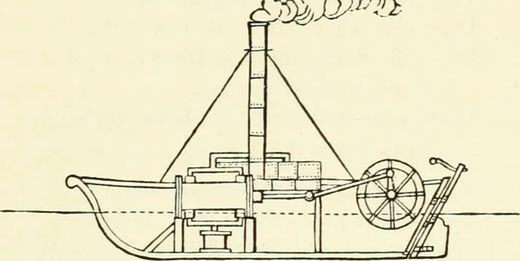 An illustration from The Clyde from its source to the sea, its development as a navigable river, the rise and progress of marine engineering and shipbuilding on its banks, and the leading historical, geological, and meteorological features of the Clyde Valley, 1888, leaf 186