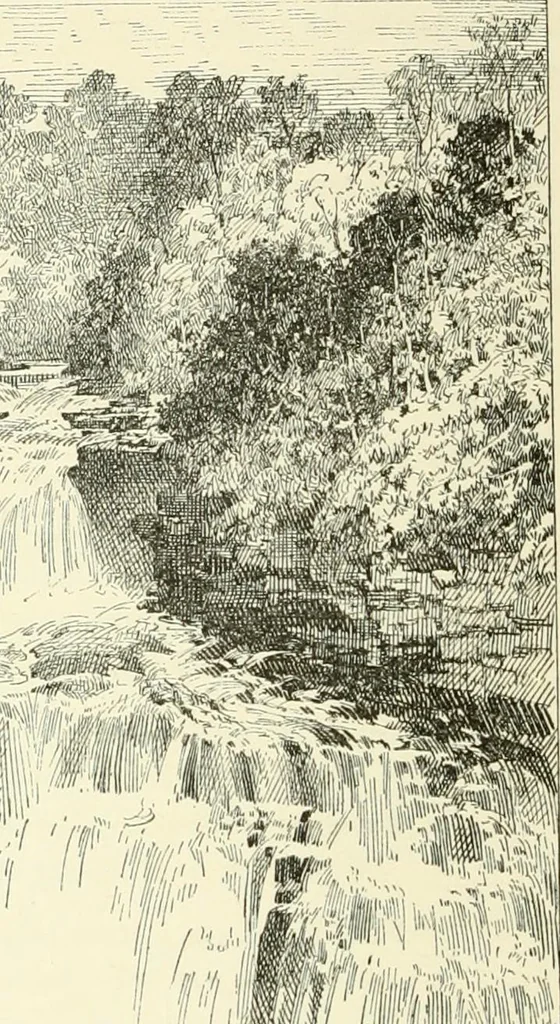 An illustration from The Clyde from its source to the sea, its development as a navigable river, the rise and progress of marine engineering and shipbuilding on its banks, and the leading historical, geological, and meteorological features of the Clyde Valley, 1888, leaf 21