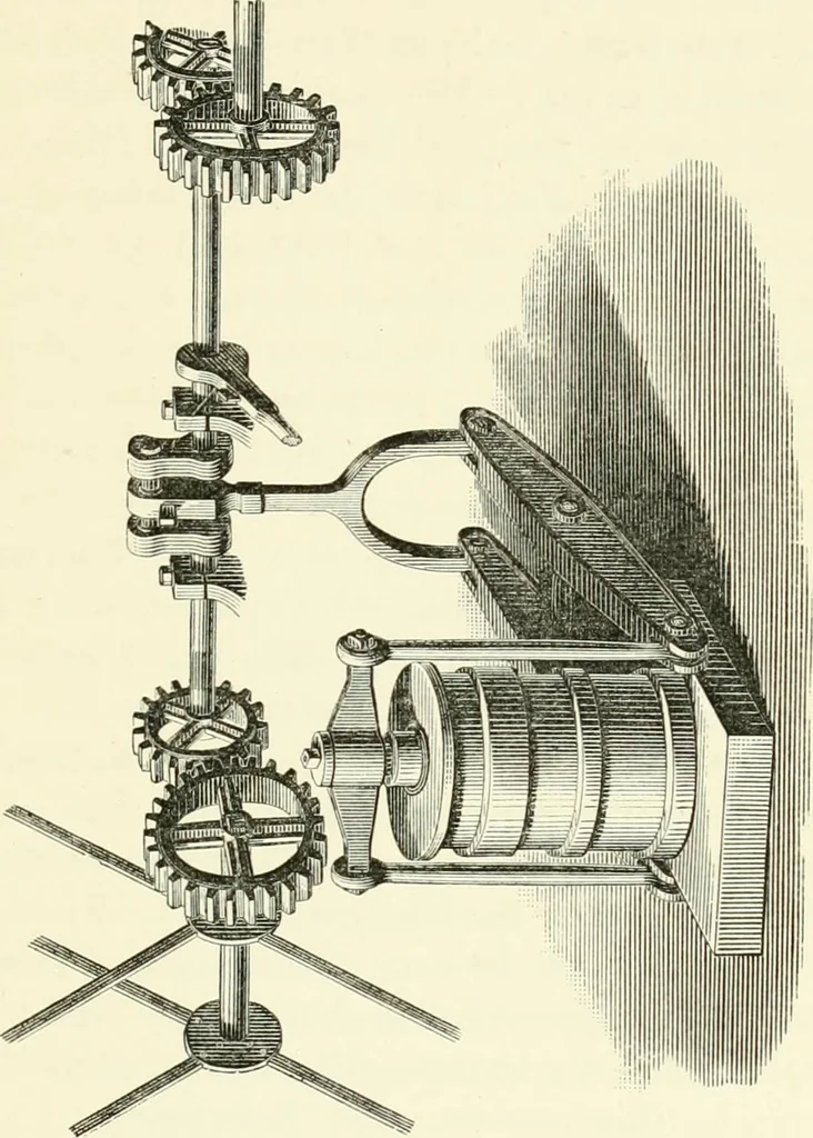 An illustration from The Clyde from its source to the sea, its development as a navigable river, the rise and progress of marine engineering and shipbuilding on its banks, and the leading historical, geological, and meteorological features of the Clyde Valley, 1888, leaf 238