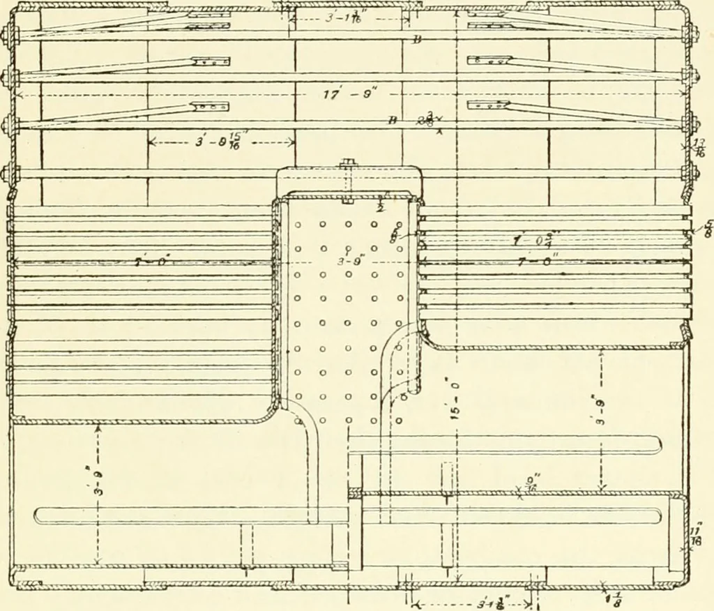 An illustration from The Clyde from its source to the sea, its development as a navigable river, the rise and progress of marine engineering and shipbuilding on its banks, and the leading historical, geological, and meteorological features of the Clyde Valley, 1888, leaf 254