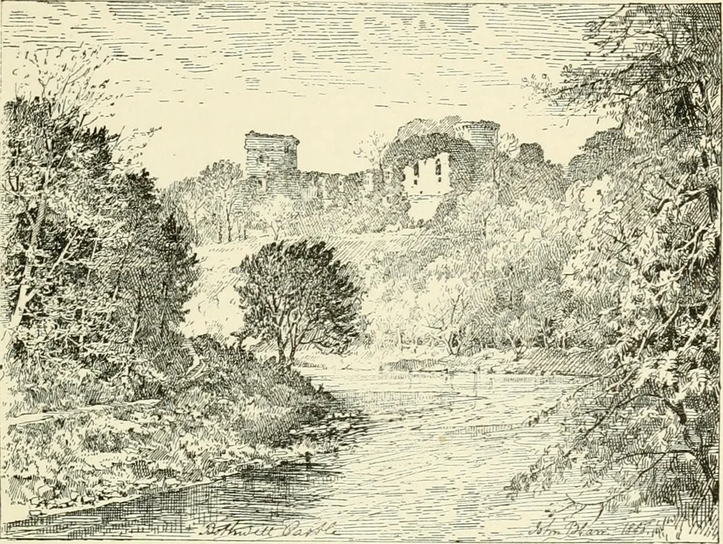 An illustration from The Clyde from its source to the sea, its development as a navigable river, the rise and progress of marine engineering and shipbuilding on its banks, and the leading historical, geological, and meteorological features of the Clyde Valley, 1888, leaf 28