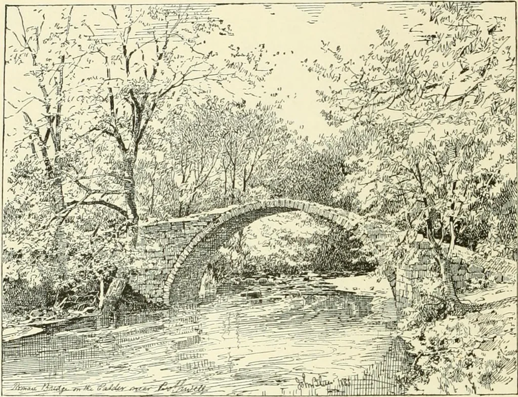 An illustration from The Clyde from its source to the sea, its development as a navigable river, the rise and progress of marine engineering and shipbuilding on its banks, and the leading historical, geological, and meteorological features of the Clyde Valley, 1888, leaf 45