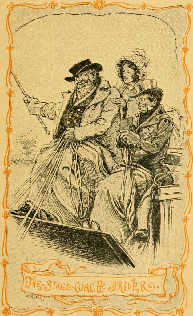 An illustration from Coaches and coaching, 1800, leaf 46