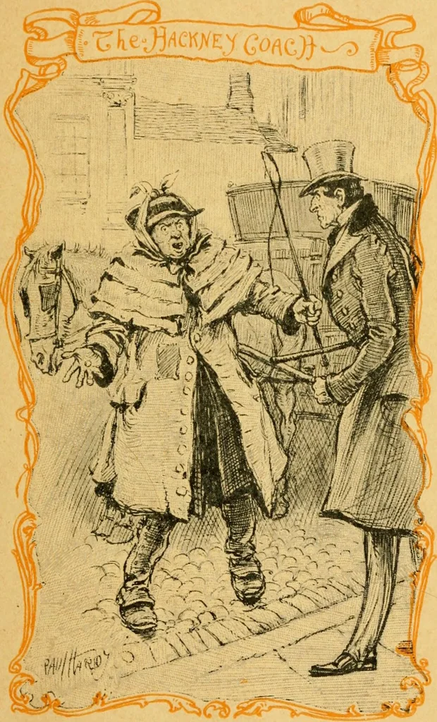 An illustration from Coaches and coaching, 1800, leaf 62