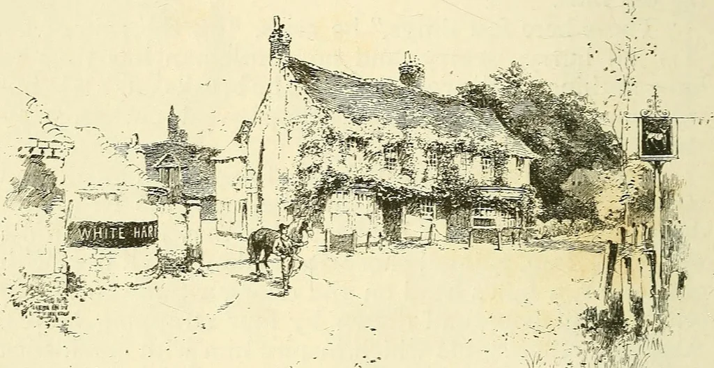 An illustration from Coaching days and coaching ways, 1893, leaf 130